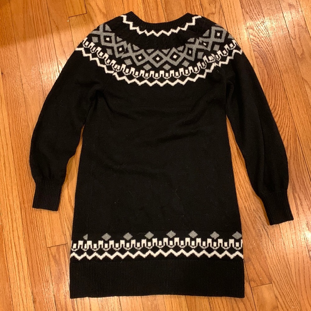 Black sweater dress